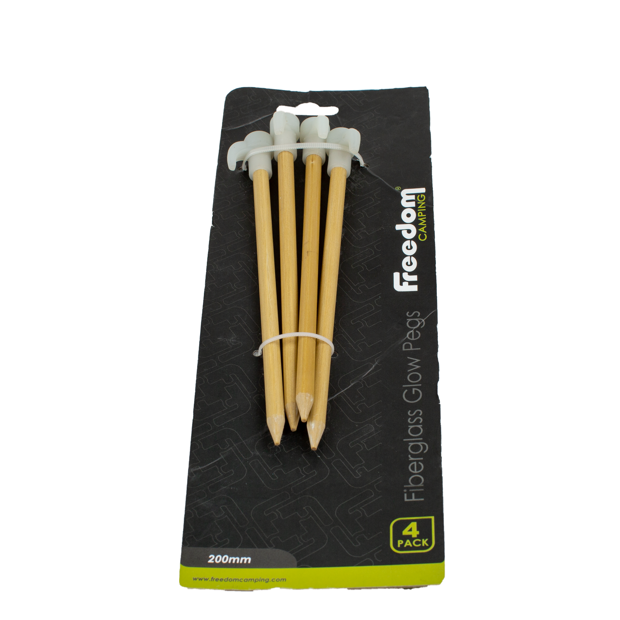 Zempire Fibreglass Glow Tent Pegs (4pcs)