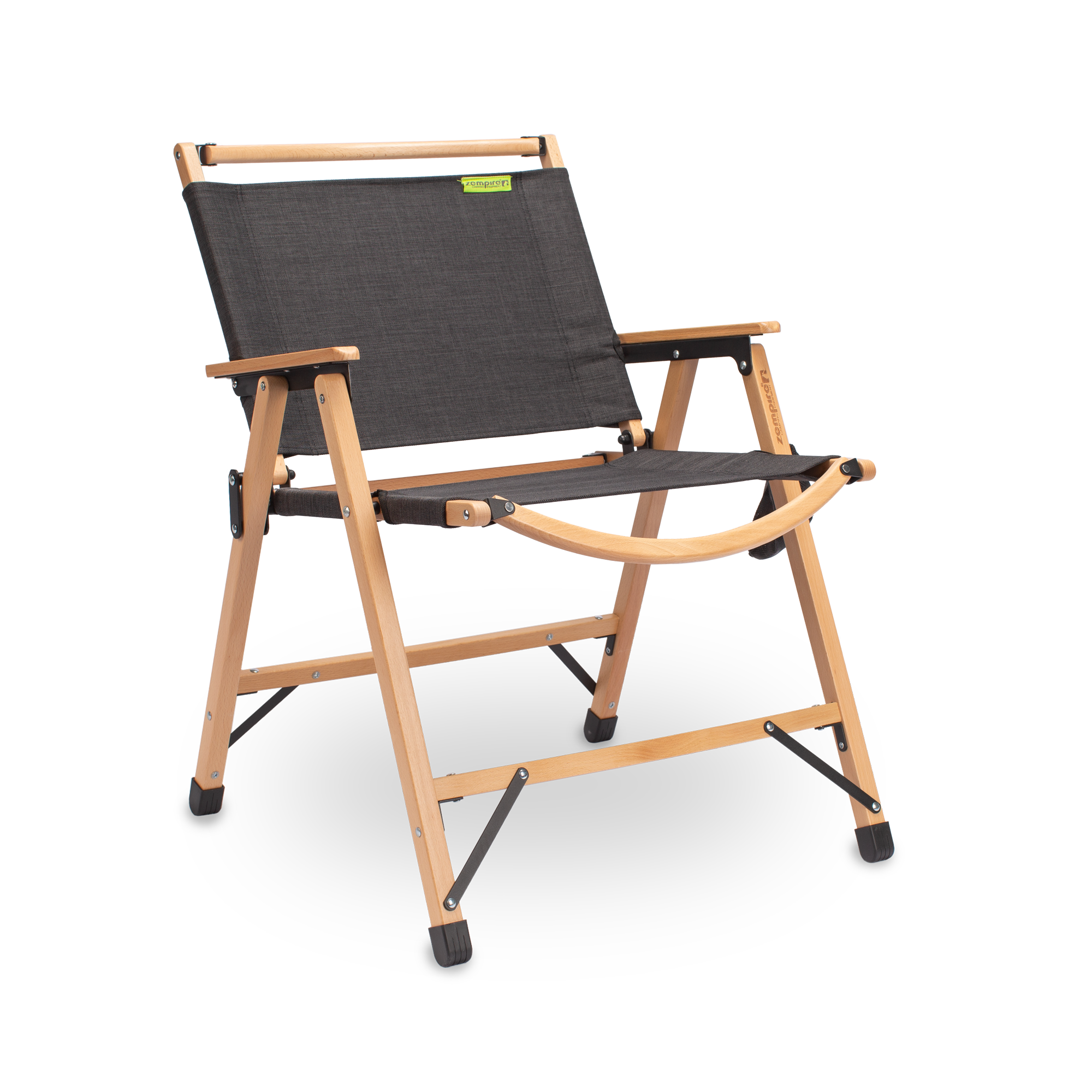 Zempire Roco Low Rider V2 Camp Chair NATURAL BEECHWOOD FRAME