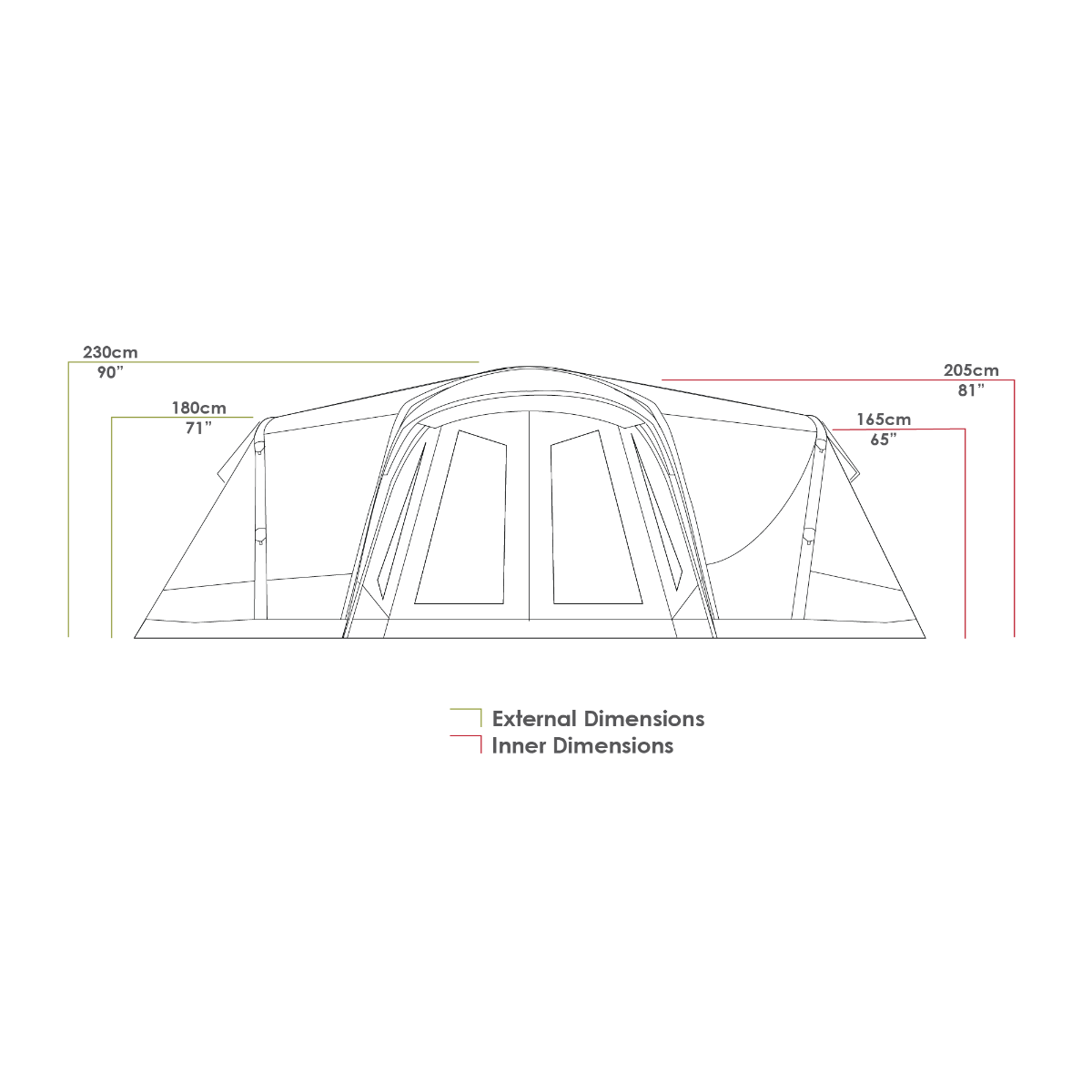 Aerodome III Pro Air Tent : Refurbished
