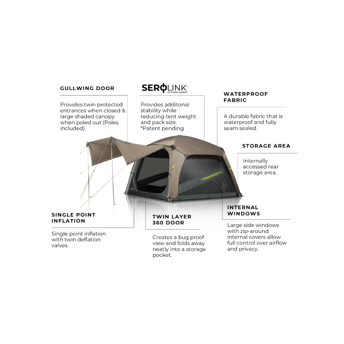 Pronto 5 V2 Air Tent : Refurbished