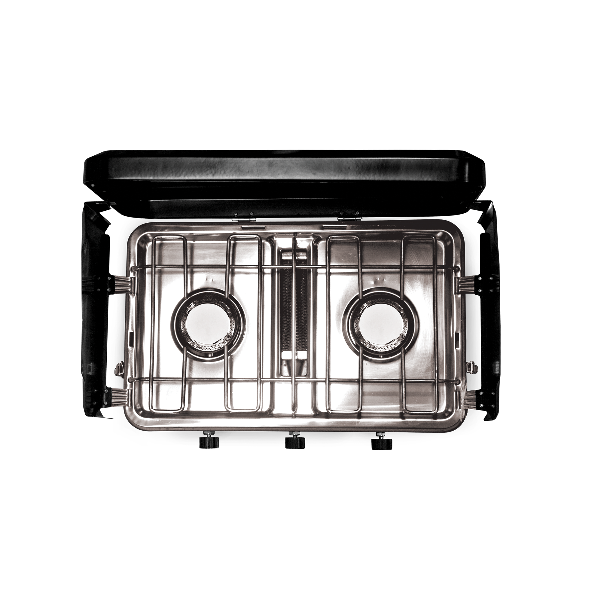 Zempire 2 Burner Deluxe & Grill Camp Stove