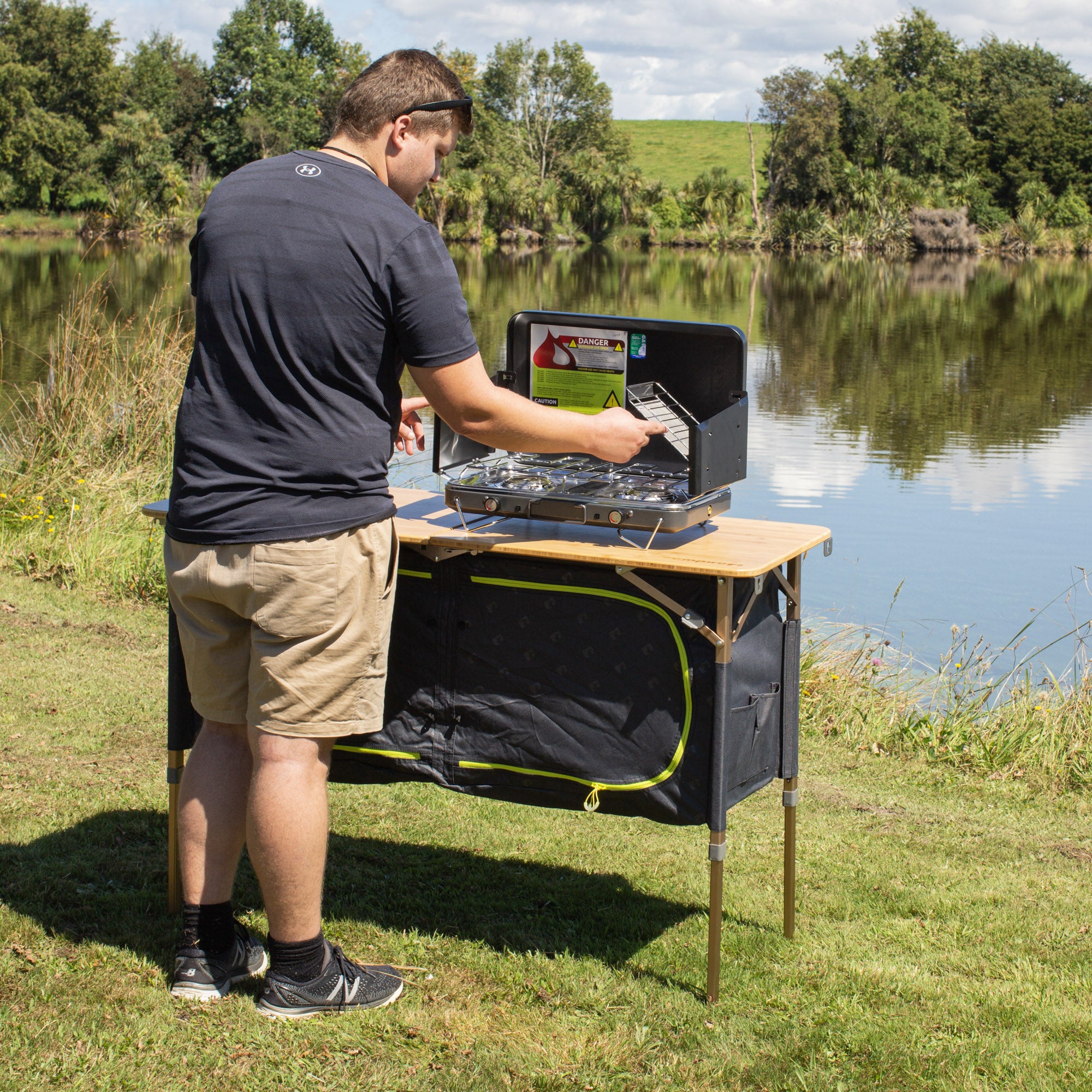 Zempire 2 Burner Deluxe Camp Stove HIGH POWER BURNERS