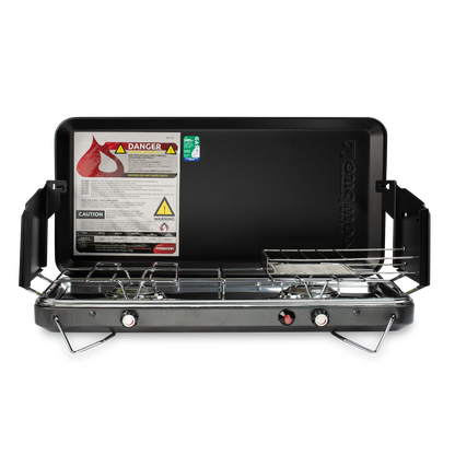 Zempire 2 Burner Deluxe Wide Camp Stove HIGH POWER BURNERS