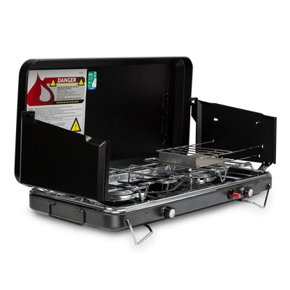 Zempire 2 Burner Deluxe Wide Camp Stove