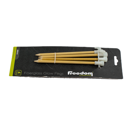 Zempire Fibreglass Glow Tent Pegs (4pcs)