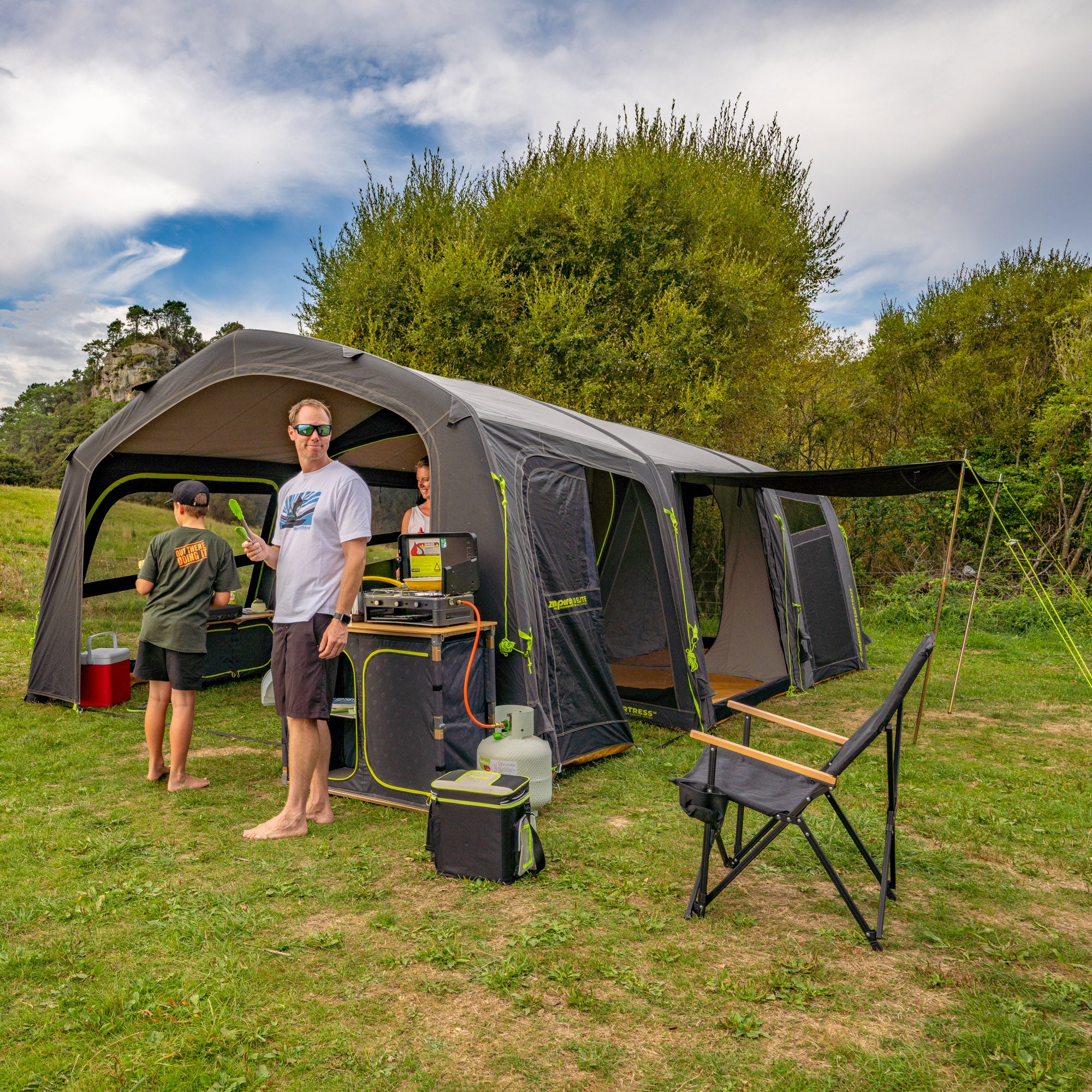 Zempire Fortress V2 Canvas Air Tent – Zempire NZ