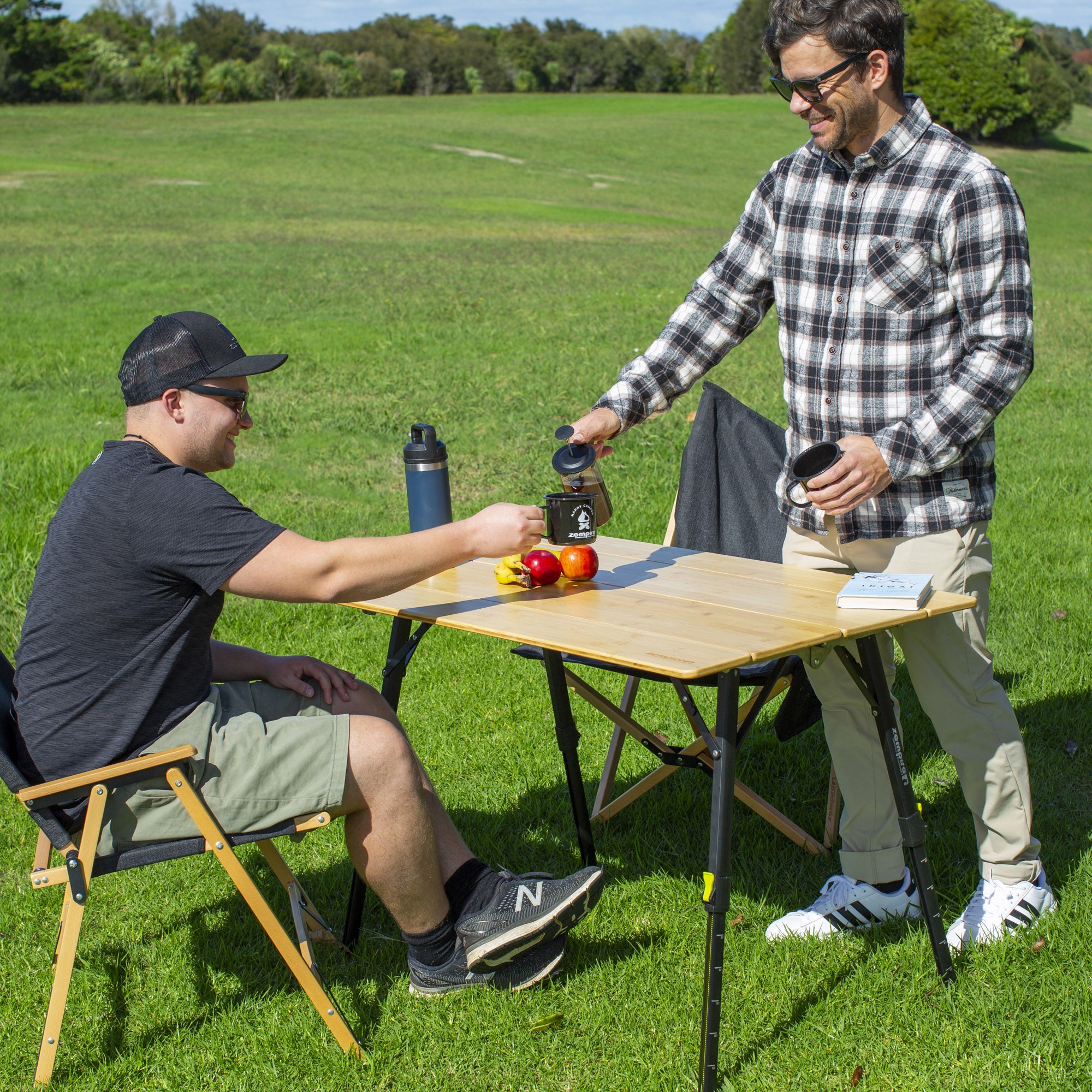 Zempire Kitpac Pro Large Bamboo Camp Table – Zempire NZ