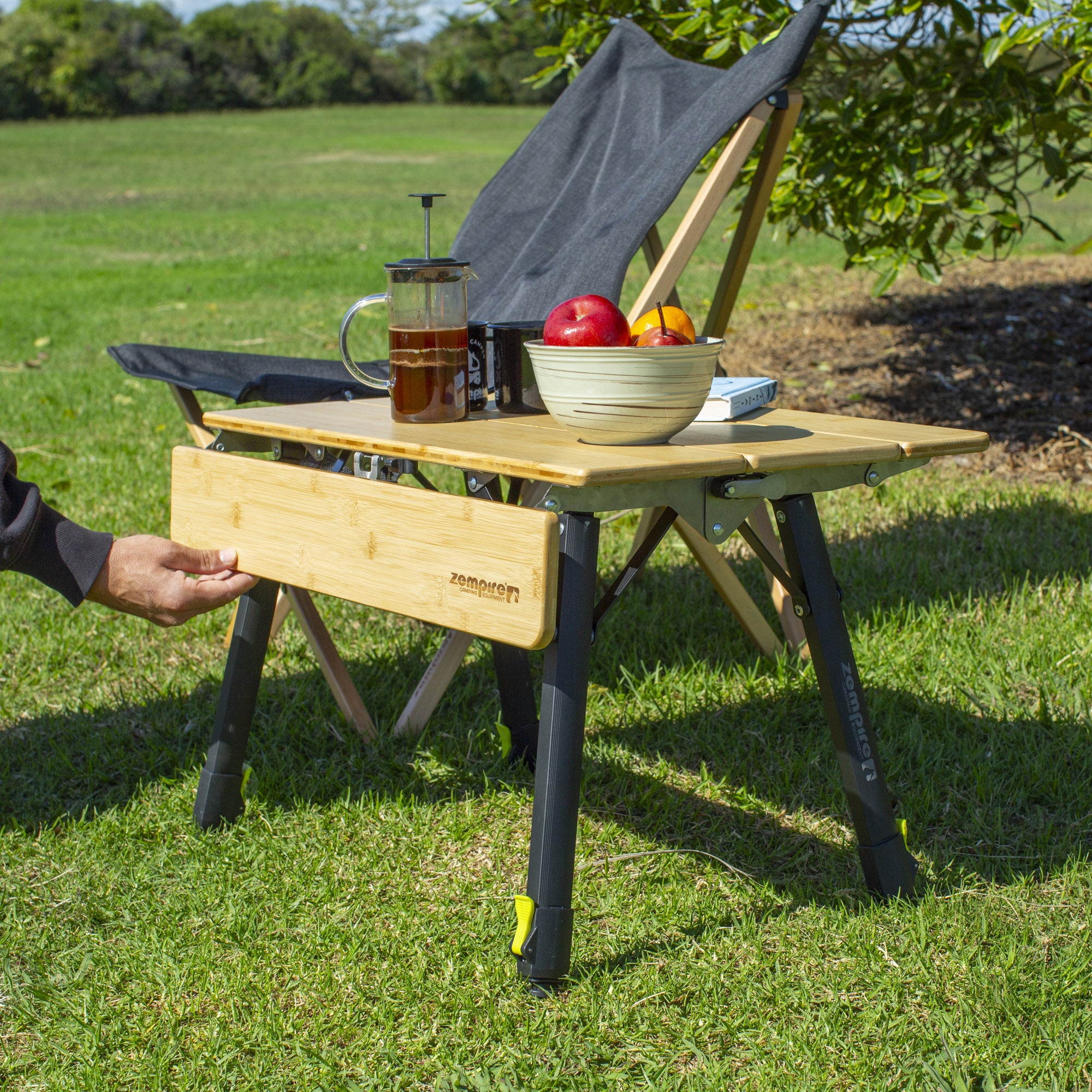 Zempire Kitpac Pro Standard - Bamboo Camping Table – Zempire NZ