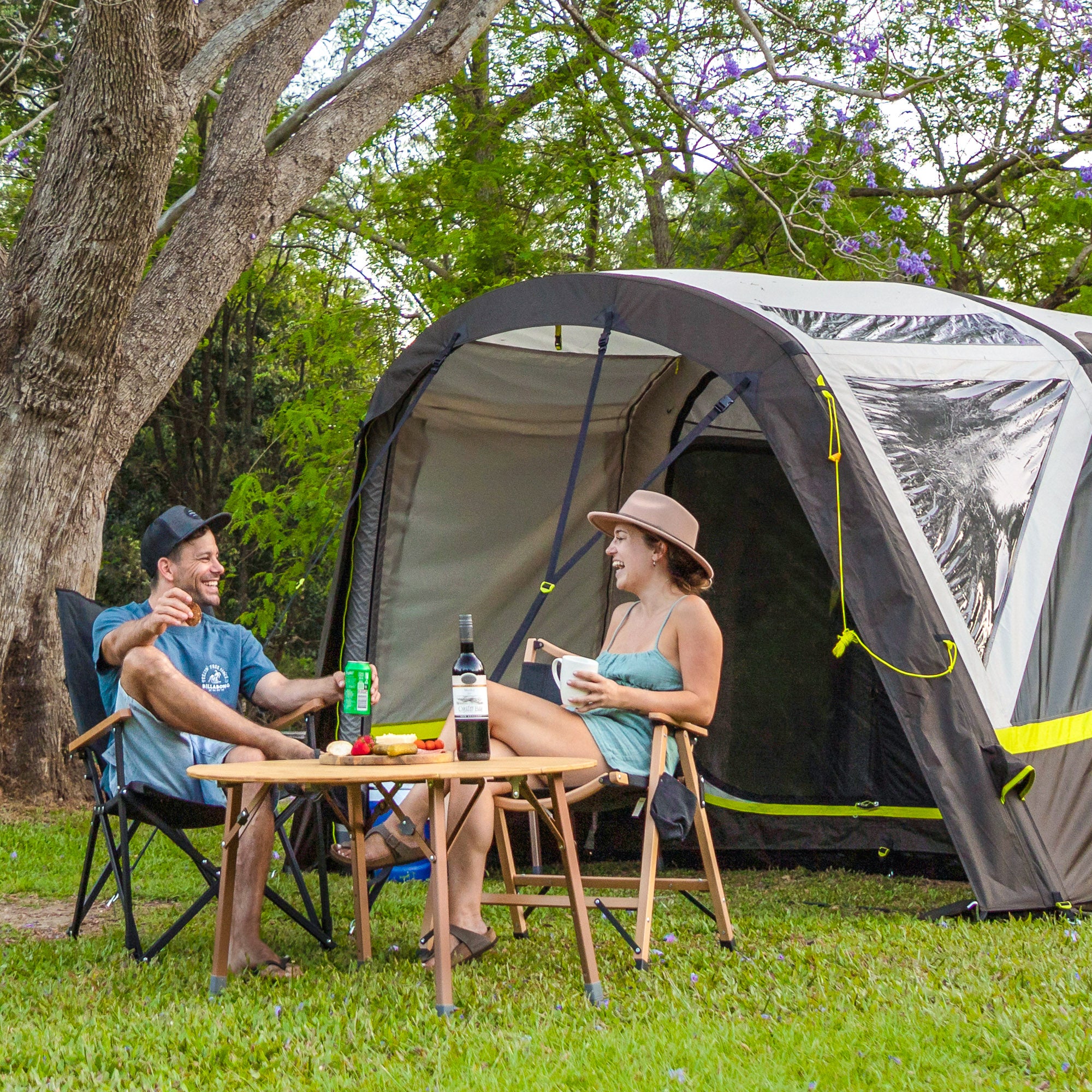 Zempire Pro TM V2 Air Tent TINTED PVC SKYLIGHTS