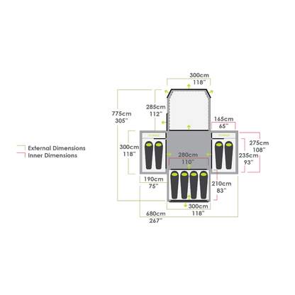 Aerodome III Pro Air Tent : Refurbished
