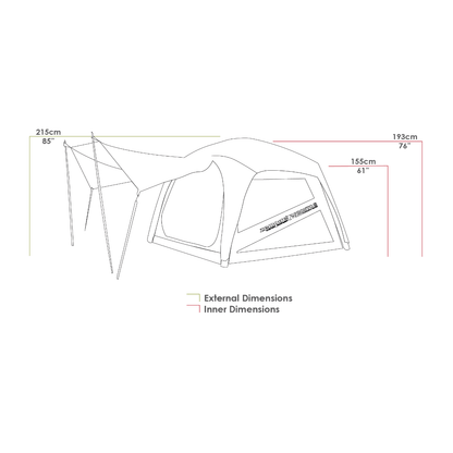 Pronto 5 V2 Air Tent : Refurbished